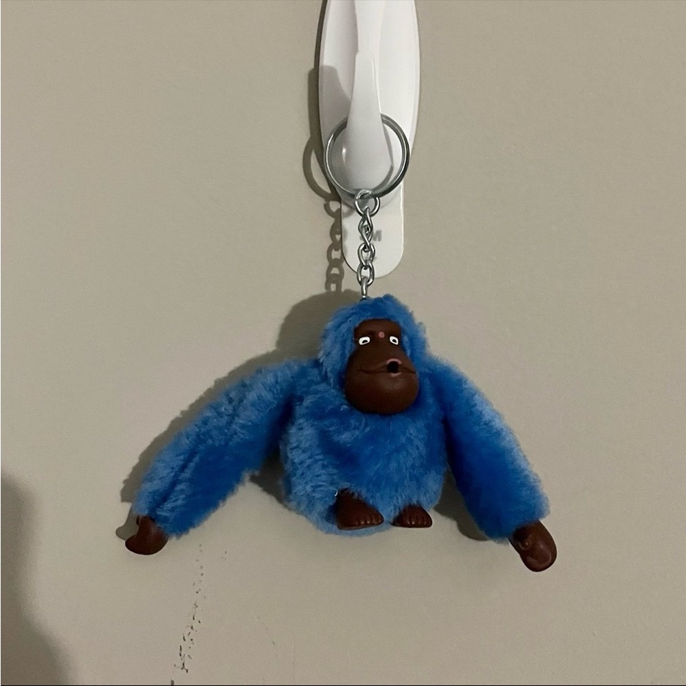 ❄️5/$20 Kipling Live Light Monkey Ape Keychain - Bouncy Blue 2.75"H